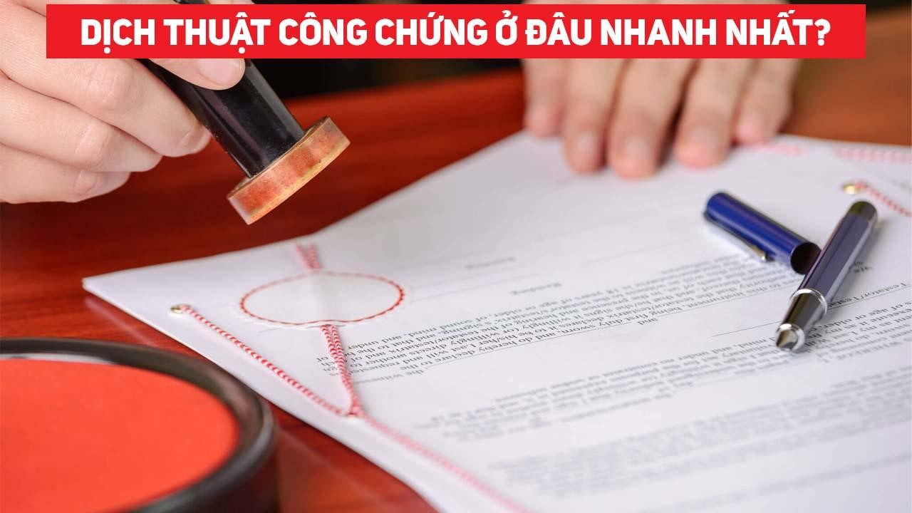 Dịch thuật công chứng là gì? Dịch vụ dịch thuật công chứng tại Hà Nội